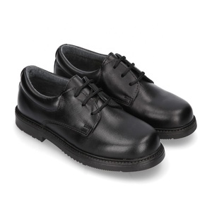Di alta Qualità Ragazzi Lace-Up Pattini di Vestito Boxcalf Per Bambini In Pelle Scarpe Nere Della Scuola - Product Image 1