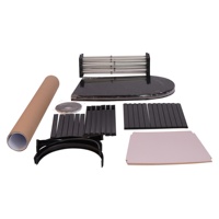 Table promotionnelle portable 2M avec toit, structure en aluminium, pour exposition et événementiel