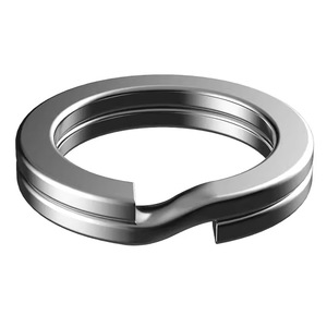 Xinlihuang Lure Connector Stainless Steel Double Ring Swivel Fishing Tackle Angling Accessory Eye And Eye Attachment - Product Image 1