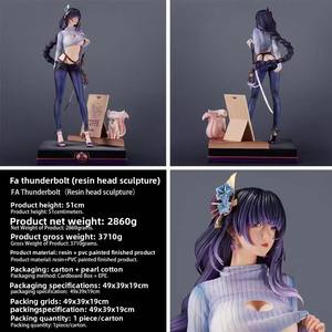 51CM FA Raiden Shogun statua della spada modello <span class=keywords><strong>Genshin</strong></span> impatto di profumo di latte di tuono gioco di resina periferica giocattolo figura in scatola nuovo stile - Product Image 6