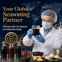 Sauce pour faire sauter le porc au chili dans un wok |   Produit prêt à l'emploi de qualité restaurant, disponible en fût/sachet/sac, durée de conservation de 12 mois