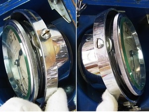 SEIKO Japan Made Nautical Quartz <b>Ship</b> <b>Clock</b> Antique for Maintaining <b>Ship</b> Movement - Product Image 4