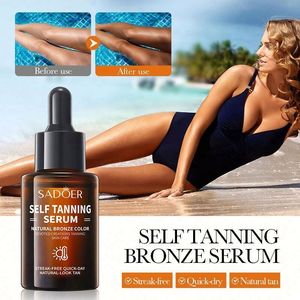 Huile scintillante pour le corps Sadoer, hydratant personnalisé, marque privée, huile d'essence bronzante naturelle pour le visage et le corps entier, ingrédients véganes - Product Image 3