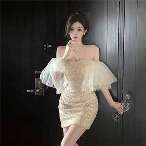 French Light Bridal Clothing Vestido De Novia Corto White Satin Tube <strong>Top</strong> Plus Size Short A-line Wedding Dress for <strong>Bride</strong> - Product Image 3