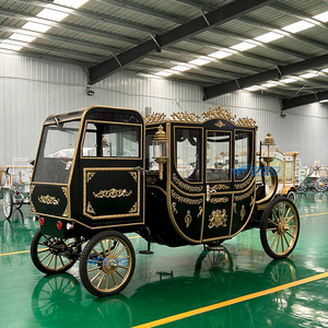 Chariot Électrique Royal pour Chevaux, Décoration de Noël Extérieure la Plus Populaire 2025, Capacité 5 Personnes, 60 Km/h, En Promotion - Product Image 1