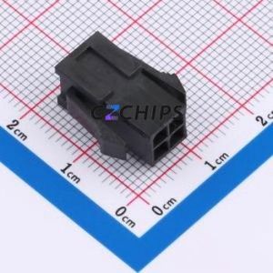 BX-MX3.0-2-2P-MJK Housing (Wire-to-Board / Wire-to-Wire) P=3mm Connector 2x2P 3mm Micro-Fit (MX 3.0) 3mm - Product Image 2