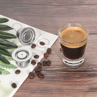 Capsules de Café Rechargeables en Métal Nespresso de Haute Qualité, Filtres à Café Réutilisables en Acier Inoxydable