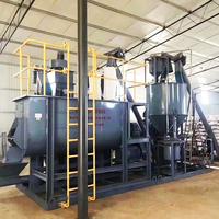 3-5Ton/H de aves de corral alimentación de ganado línea de producción/cerdo ganado pollo máquina mezcladora de Alimentación Planta