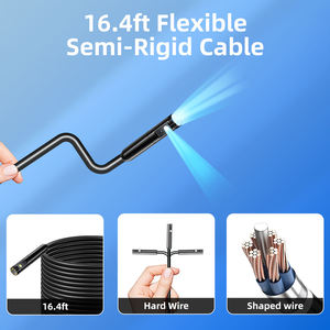 Cámara de Inspección de Tuberías a Prueba de Agua con Pantalla de 4.5 Pulgadas, Cámara Endoscópica Industrial de 8mm con Batería de Litio de 2500mAh, Precio de Fábrica - Product Image 3