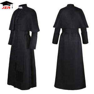 Polyester Clergé Vestment Robes À La Mode Hommes Femmes Église Vêtements pour Prêtre Ministre Traditionnel Musulman - Product Image 1