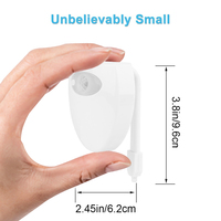 TOACH Led Siège Bol Lampe Intelligente Rechargeable Toilette Détecteur de Mouvement Veilleuses RGB Toilette Lumière pour Salle de Bains