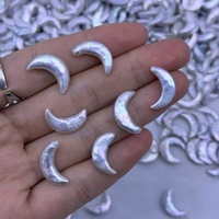 Manik-manik Mutiara Putih Alami Berkualitas Tinggi Grosir 11-12mm "Moon Pearls"  Mutiara Putih Lepas untuk Pembuatan Anting Tusuk