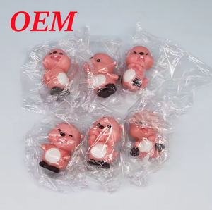 Boîte aveugle personnalisée <span class=keywords><strong>tête</strong></span> inclinable mignon jouet en plastique rubis rose - Product Image 4