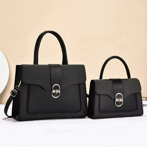 Ensemble 2 en 1 de sacs à main en cuir pour femmes, sac fourre-tout en cuir PU imperméable, sac à bandoulière pour femme - Product Image 5