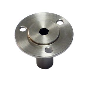 Brida de Montaje y Base de Eje de Acero Inoxidable de Precisión Mecanizadas por CNC con Perforación por Electroerosión por Hilo para Ensamblajes de Maquinaria Industrial - Product Image 4