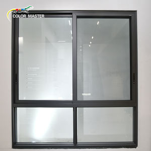Ventanas Corredizas de Aluminio de 3 Vías con Mosquitera de Acero Inoxidable, Diseño Moderno para Sala de Estar, Cocina y Baño - Product Image 2