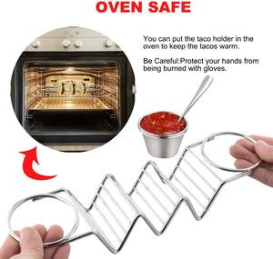 Premium Pan Cake Truck Tray Style <span class=keywords><strong>Comida</strong></span> <span class=keywords><strong>mexicana</strong></span> Pan de acero inoxidable Cake Holder Stand con plato - Product Image 2