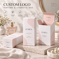 Boîte cosmétique en carton personnalisable avec logo estampé pour nettoyant visage, essence et eau – Emballage haut de gamme pour soins de la peau et maquillage