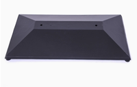 Socle de table en fonte noire pour tables de salle à manger, cafés et restaurants
