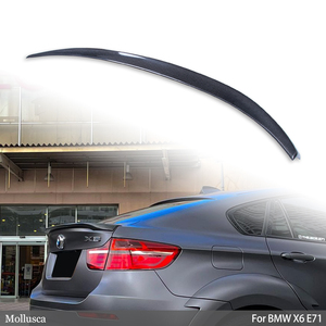 For E71 Style Carbon Fiber <b>Rear</b> <b>Spoiler</b> Trunk Wing 2007-2014 - Product Image 1
