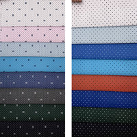 Nouveau design, tissu en popeline tissée à chevrons, 35% coton, 65% polyester, imprimé uni, respirant, doublure en tissu TC pour chemise homme