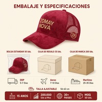 Casquette de camionneur rouge en maille avec broderie frontale personnalisée, pour homme et femme, vente en gros, OEM, ajustable, commande minimum 50 unités