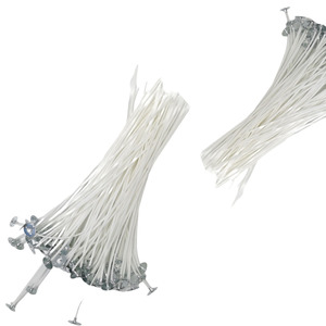 Noyau de mèches de bougies en coton, 8-20cm, <span class=keywords><strong>pour</strong></span> lampes <span class=keywords><strong>à</strong></span> huile, fournitures de fabrication de bougies faites <span class=keywords><strong>à</strong></span> la main, vente en gros, pièces - Product Image 2