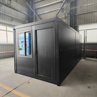 Casa Contenedor Plegable Directo de Fábrica, Edificio Modular Prefabricado para Proyectos de Alojamiento de Trabajadores en Campamentos de Construcción