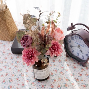 ดอกกุหลาบประดิษฐ์ CallaFloral ทำจากพลาสติกและผ้าทอ สำหรับตกแต่งบ้านและช่อดอกไม้งานแต่งงาน รุ่น CF01393 - Product Image 1