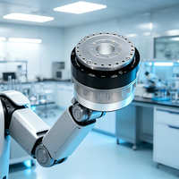Actionneur harmonique à haute densité de couple 242~557 Nm, moteur rotatif sans balais à trou central pour automatisation, robot chien, mesure laser