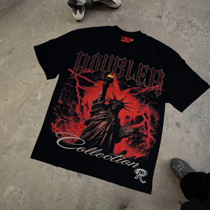 Camisetas con Gráficos Personalizados, Camisetas Extra Grandes con Pedrería, Camisetas de Calle, Camisetas Cuadradas de Algodón Lavado al Ácido para Hombre, Fabricante - Product Image 5