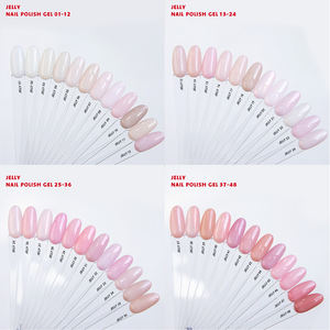 Vendeeni Nail Supplies – Coffret de 48 couleurs de <span class=keywords><strong>vernis</strong></span> gel <span class=keywords><strong>rose</strong></span> effet gelée, sans TPOHEMA, personnalisable avec étiquette privée, OEM - Product Image 6