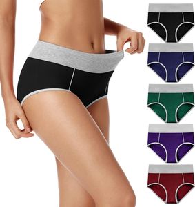 Mutandine a <span class=keywords><strong>vita</strong></span> <span class=keywords><strong>alta</strong></span> in cotone a copertura totale da donna mutandine elasticizzati Postpartum in morbido e traspirante - Product Image 5