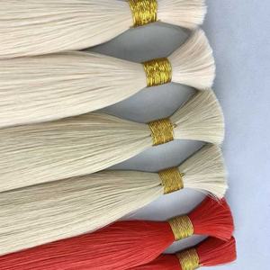 自然发色 100% 处女欧洲人发 批发接发 高级优质自然毛质，毛角质层整齐 - Product Image 3