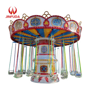 Silla Voladora Azul de <span class=keywords><strong>Cuento</strong></span> de Hadas para 24 Personas, Atracción de Parque de Diversiones al Aire Libre, Columpio Giratorio en Venta - Product Image 6