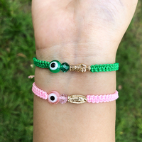 Bracelets mexicains faits à la main, bijoux religieux, Vierge Marie, Saint Jude avec des perles contre le mauvais œil, charme San Judas Virgencita
