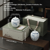 Coffrets cadeaux personnalisés pour les petites entreprises Pots en céramique personnalisés pour les plantes Tasse à café, Tasses, Bol, Ensemble de bougies Boîte d'emballage cadeau