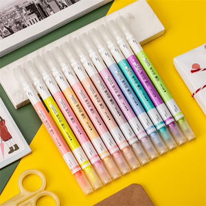 STA 12 boîtes de marqueurs <span class=keywords><strong>pastel</strong></span> de couleur, ensemble de mini-marqueurs mignons, surligneurs effaçables - Product Image 3