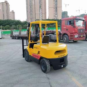 Montacargas Diésel Usado Hyster de Alto Rendimiento, 3.5 Toneladas, para Uso en Exteriores, Talleres, Mástil de Dos Etapas, Neumáticos Sólidos/Neumáticos, Horquilla de 3M - Product Image 3