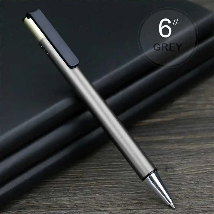 Yüksek kaliteli yeni tasarım gravür logosu Ball_pen Premium Metal tükenmez kalem