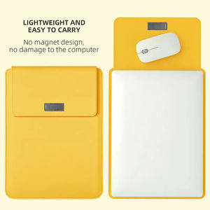 Borsa a manica per Laptop in pelle di nuovo stile per <span class=keywords><strong>Macbook</strong></span> Air <span class=keywords><strong>Pro</strong></span> 13 <span class=keywords><strong>14</strong></span> 15.6 da 16 pollici custodia per Laptop - Product Image 2