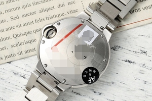 Montre à quartz haut de gamme, best-seller, élégante et simple, en acier inoxydable, 33 mm, avec couronne en pierres précieuses, montre à quartz haut de gamme pour femmes - Product Image 3