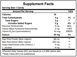 Barbabietola da masticare vitamina masticare integratore alimentare caramella gommosa immunità caramella morbida masticazione per Immune - Product Image 3