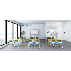 Bàn hội nghị đào tạo màu trắng Bàn Đào tạo văn phòng bằng gỗ hiện đại - Product Image 2