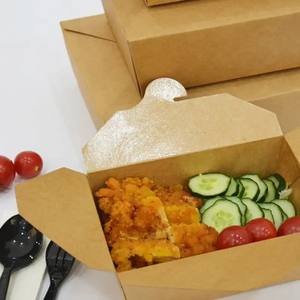 Caja de Almuerzo Desechable de Cartón con Recubrimiento UV y Logotipo Personalizado al por Mayor para <span class=keywords><strong>Sushi</strong></span>, Comida Rápida y Comida para Llevar - Product Image 6