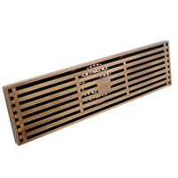 Euro Antique laiton Art sculpté linéaire douche égouttoir salle de bain accessoires de bain crépine pour hôtel