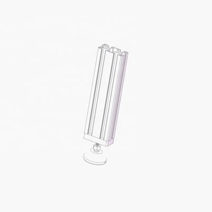 La grande base in Nylon 80A M10 scivola il piedino di livellamento gamba regolabile per mobili per produttore di estrusione di profili in alluminio - Product Image 5