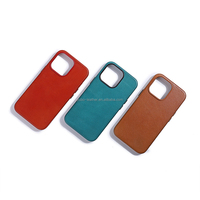 YUBO LEATHER Casing Ponsel Kustom 4-Sisi untuk 14/15/16 Pro Max-Tahan Guncangan & Desain Magnetik