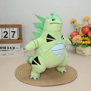 Peluche de Pokémon de 12 pulgadas, <span class=keywords><strong>Tyranitar</strong></span> con banda de Gzilla, muñeco monstruo con etiqueta, venta al por mayor - Product Image 3