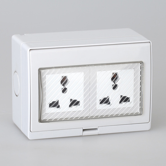 IP54 Multi Style Waterproof Wall Sockets and Switch / Electric Socket Switch for Outdoor